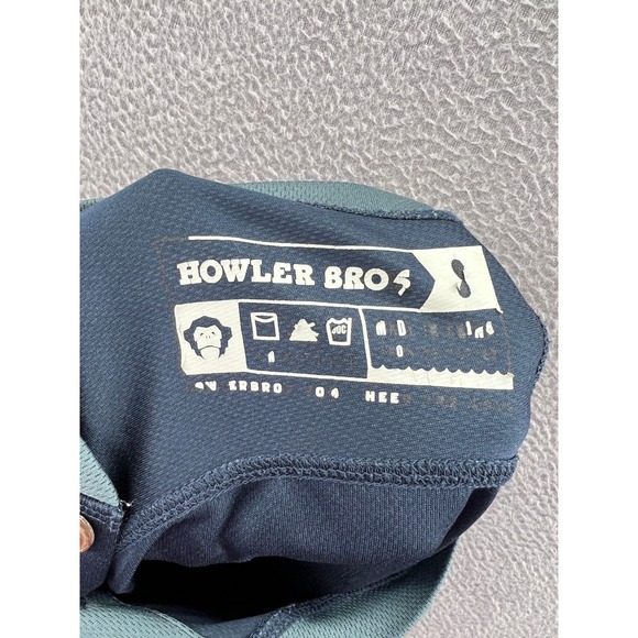 Howler Brothers Shirt Mens Sz S Dawn Patrol Henley Green Long Sleeve Sun Hoodie - Picture 12 of 13